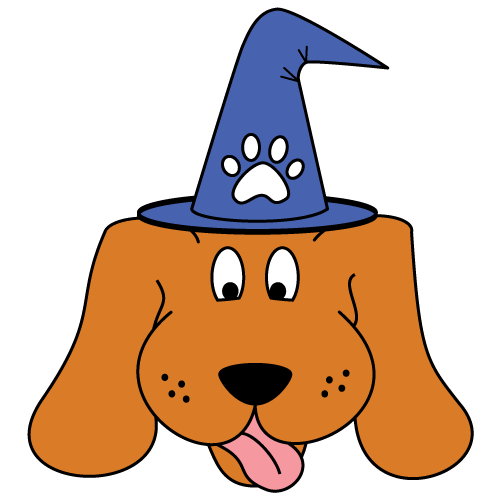 Tidworth Dog Groomer Wizard of Paws Grooming Logo